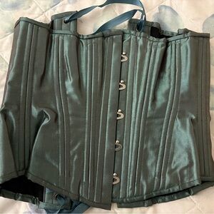 Timeless Trends Jade Iridescent Hourglass Corset